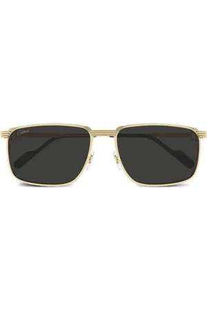 Cartier Eckige Sonnenbrille