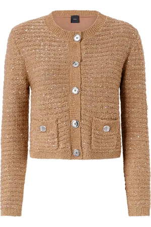 Pinko Klassischer Cropped-Cardigan