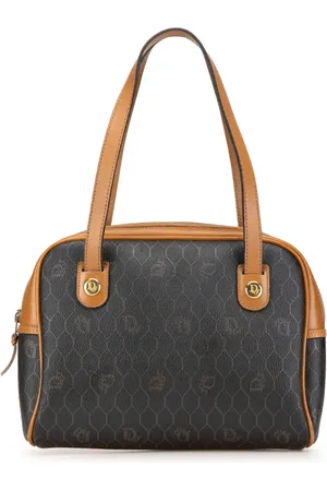 Dior 20th Century Honeycomb Handtasche aus beschichtetem Canvas