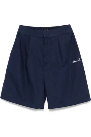 AGNÈS B. Shorts mit Logo-Stickerei