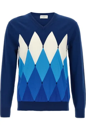 BALLANTYNE Pullover mit Argyle-Strickmuster