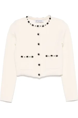 Self-Portrait Verzierter Cardigan
