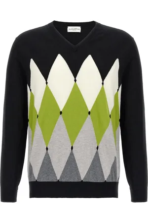 BALLANTYNE Pullover mit Argyle-Strickmuster