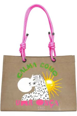 Brigitte Strandtasche mit grafischem Print