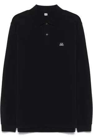 C.P. Company Poloshirt mit Logo-Patch