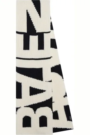 Balenciaga Schal mit Logo-Print