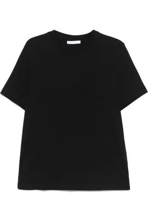 Helmut Lang T-Shirt mit Logo-Prägung