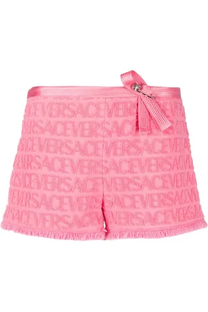 VERSACE Allover Shorts mit Zierschleife