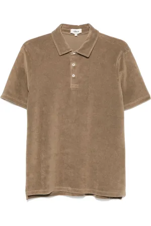 ALTEA Poloshirt mit Frottee-Finish