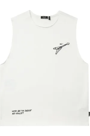 FIVE CM Trägershirt mit Gitarren-Print