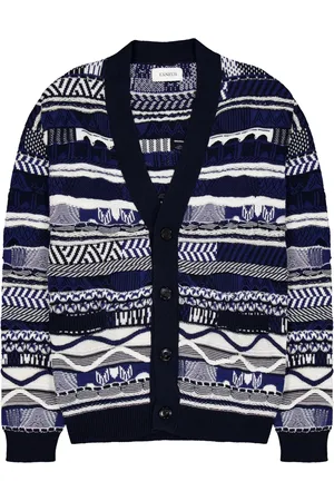 LANEUS Cardigan mit Jacquardmuster