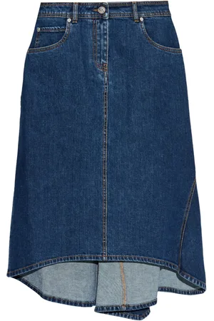 Etro Midirock aus Denim