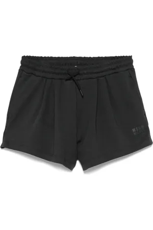 Msgm Shorts mit Logo-Patch