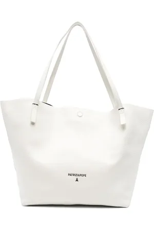 Patrizia Pepe Tote Bag aus gehämmertem Leder