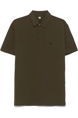 C.P. Company Poloshirt mit Logo-Patch