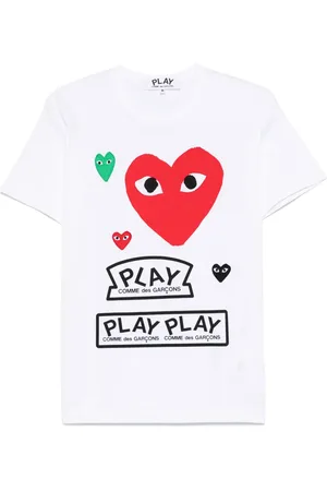 Comme des Garçons T-Shirt mit Herz-Patch