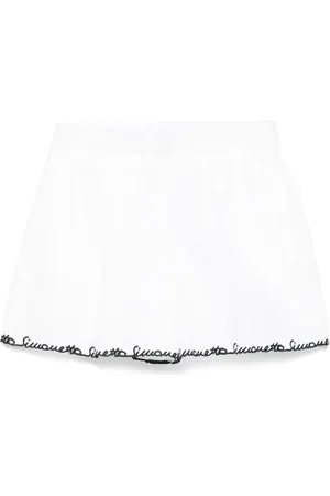 Simonetta Shorts mit Logo-Stickerei
