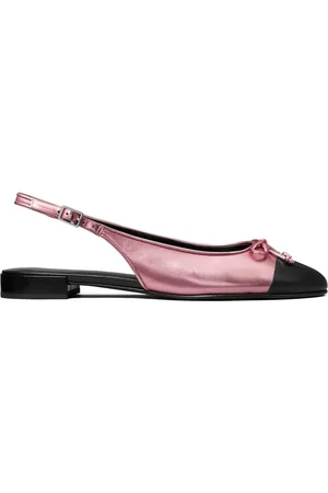 Tory Burch Slingback-Ballerinas mit angeschnittener Kappe