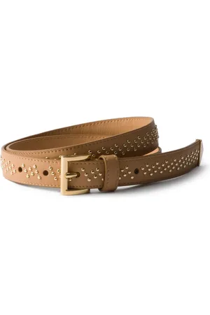 Prada Ledergürtel mit Nieten