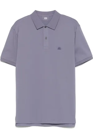 C.P. Company Poloshirt mit Logo-Patch