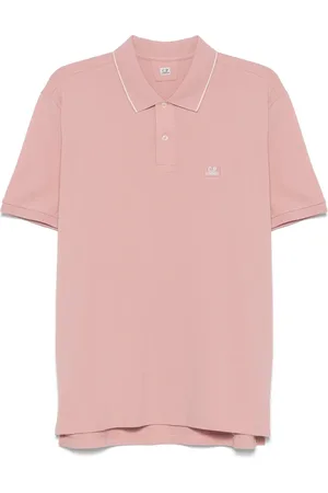 C.P. Company Poloshirt mit Logo-Patch