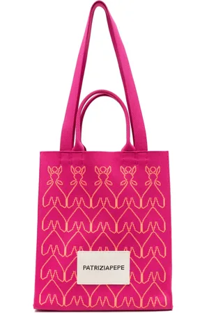 Patrizia Pepe Tote Bag mit Jacquardmuster