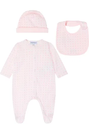 Emporio Armani Strampler-Set mit Jacquardmuster