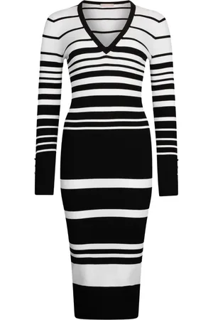 Liu Jo Gestreiftes Midikleid