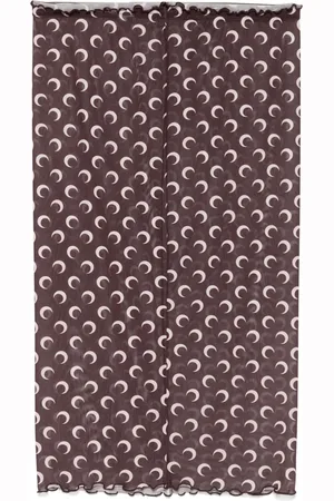 Marine Serre Midirock mit Sichelmond-Print