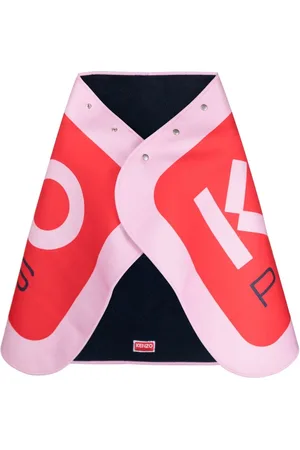 Kenzo Cape-Schal mit Logo-Print