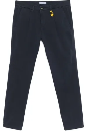 Manuel Ritz Hose mit Faltendetail