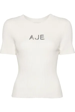 AJE Geripptes Top