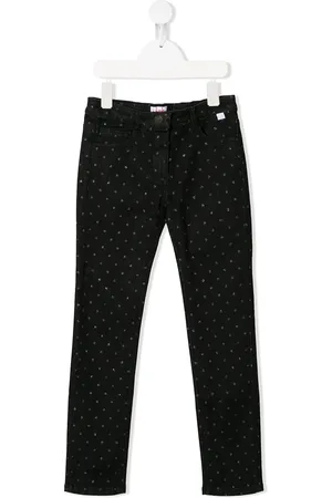 Il gufo Jeans in Glitzer-Optik