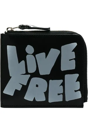 Comme des Garçons Portemonnaie mit Slogan-Print