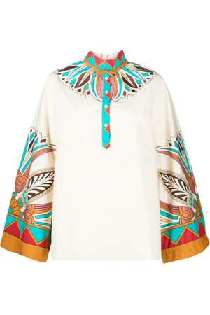 La DoubleJ Placee Bluse mit Print