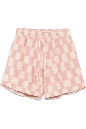 BONSAI Shorts mit Schachbrettmuster