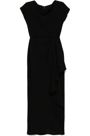 Amsale Drapiertes Abendkleid aus Krepp