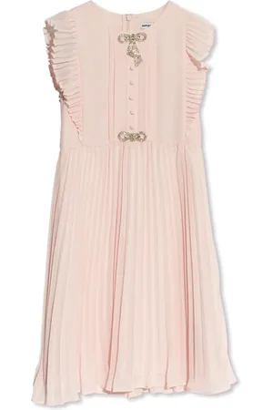 Self-Portrait Plissiertes Kleid aus Chiffon