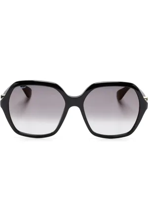 Cartier Sonnenbrille mit geometrischem Gestell