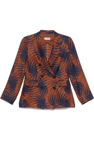 ALBERTO BIANI Blazer mit abstraktem Print