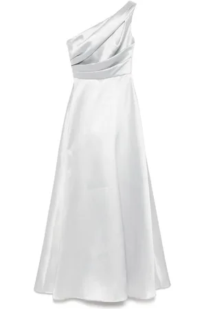 Amsale Asymmetrisches Mikado-Abendkleid