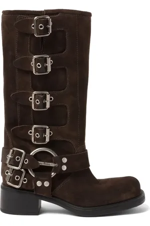 Miu Miu Stiefel mit Schnalle
