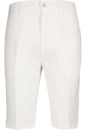 120% Lino Bermudas aus Leinen