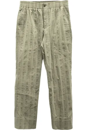 Hermès 2000s gestreifte Hose