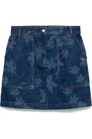 Maison Kitsuné Minirock mit Laser-Print