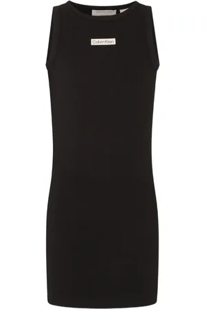 Calvin Klein Kleid mit Logo-Patch