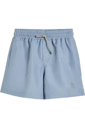 Brunello Cucinelli Badeshorts mit elastischem Kordelzug