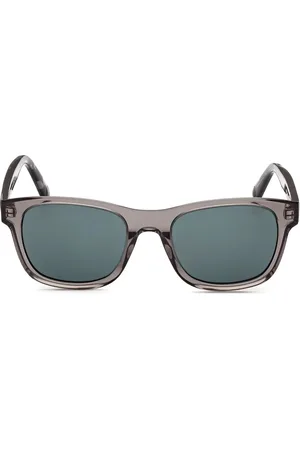 Moncler Sonnenbrille mit eckigem Gestell