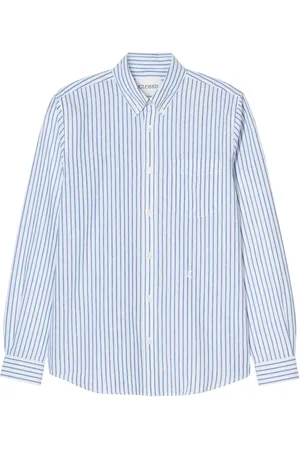 Closed Gestreiftes Button-down-Hemd