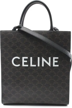 Céline 2010 mittelgroße Vertical Hippopotamus Tote Bag